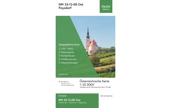 Wanderkarten Niederösterreich BEV-Karte 5308-Ost, Poysdorf 1:25.000 BEV – Bundesamt für Eich- und Vermessungswesen