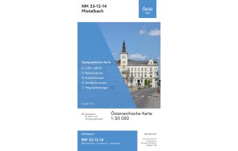 Wanderkarten Niederösterreich BEV-Karte 5314, Mistelbach 1:50.000 BEV – Bundesamt für Eich- und Vermessungswesen