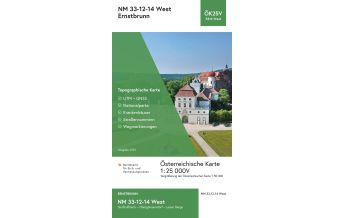 Hiking Maps Lower Austria BEV-Karte 5314-West, Ernstbrunn 1:25.000 BEV – Bundesamt für Eich- und Vermessungswesen