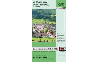 Hiking Maps Salzburg BEV-Karte 3229-Ost, Sankt Michael im Lungau 1:25.000 BEV – Bundesamt für Eich- und Vermessungswesen