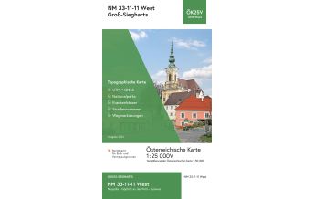 Wanderkarten Niederösterreich BEV-Karte 4311-West, Groß-Siegharts 1:25.000 BEV – Bundesamt für Eich- und Vermessungswesen