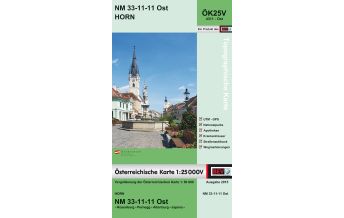 Wanderkarten Niederösterreich BEV-Karte 4311-Ost, Horn 1:25.000 BEV – Bundesamt für Eich- und Vermessungswesen