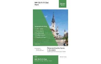 Wanderkarten Niederösterreich BEV-Karte 4311-Ost, Horn 1:25.000 BEV – Bundesamt für Eich- und Vermessungswesen