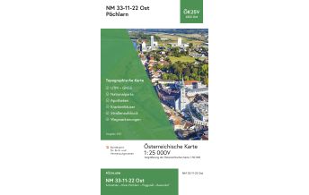 Hiking Maps Lower Austria BEV-Karte 4322-Ost, Pöchlarn 1:25.000 BEV – Bundesamt für Eich- und Vermessungswesen