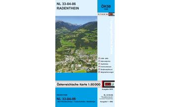 Wanderkarten Kärnten BEV-Karte 3106, Radenthein 1:50.000 BEV – Bundesamt für Eich- und Vermessungswesen