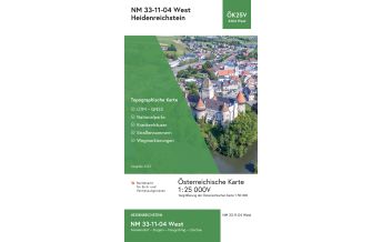 Wanderkarten Niederösterreich BEV-Karte 4304-West, Heidenreichstein 1:25.000 BEV – Bundesamt für Eich- und Vermessungswesen
