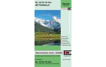 Hiking Maps BEV-Karte 2216-Ost, Mittenwald 1:25.000 BEV – Bundesamt für Eich- und Vermessungswesen