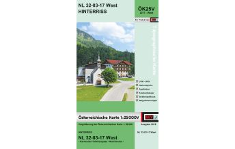 Wanderkarten Tirol BEV-Karte 2217-West, Hinterriß 1:25.000 BEV – Bundesamt für Eich- und Vermessungswesen