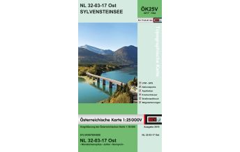 Hiking Maps Tyrol BEV-Karte 2217-Ost, Sylvensteinsee 1:25.000 BEV – Bundesamt für Eich- und Vermessungswesen