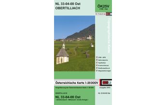 Wanderkarten Tirol BEV-Karte 3108-Ost, Obertilliach 1:25.000 BEV – Bundesamt für Eich- und Vermessungswesen