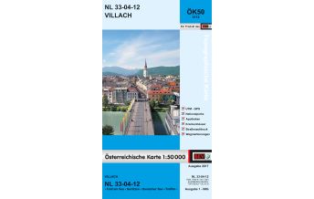 Hiking Maps Carinthia BEV-Karte 3112, Villach 1:50.000 BEV – Bundesamt für Eich- und Vermessungswesen