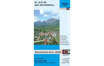 Hiking Maps Salzburg BEV-Karte 3209, Bad Reichenhall 1:50.000 BEV – Bundesamt für Eich- und Vermessungswesen