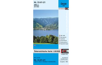 Wanderkarten Salzburg BEV-Karte 3221, Zell am See 1:50.000 BEV – Bundesamt für Eich- und Vermessungswesen