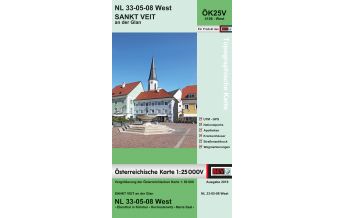 Hiking Maps Carinthia BEV-Karte 4108-West, Sankt Veit an der Glan 1:25.000 BEV – Bundesamt für Eich- und Vermessungswesen