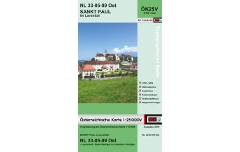 Hiking Maps Carinthia BEV-Karte 4109-Ost, Sankt Paul im Lavanttal 1:25.000 BEV – Bundesamt für Eich- und Vermessungswesen