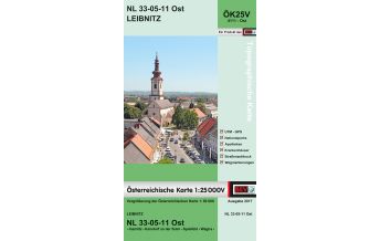 Hiking Maps Styria BEV-Karte 4111-Ost, Leibnitz 1:25.000 BEV – Bundesamt für Eich- und Vermessungswesen