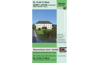 Hiking Maps Carinthia BEV-Karte 4113-West, Sankt Jakob im Rosental/Šentjakob v Rožu 1:25.000 BEV – Bundesamt für Eich- und Vermessungswesen