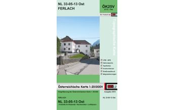 Hiking Maps Carinthia BEV-Karte 4113-Ost, Ferlach/Borovlje 1:25.000 BEV – Bundesamt für Eich- und Vermessungswesen