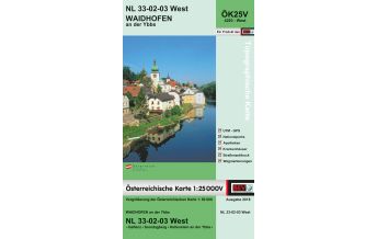 Wanderkarten Oberösterreich BEV-Karte 4203-West, Waidhofen an der Ybbs 1:25.000 BEV – Bundesamt für Eich- und Vermessungswesen