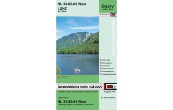 Hiking Maps Lower Austria BEV-Karte 4204-West, Lunz am See 1:25.000 BEV – Bundesamt für Eich- und Vermessungswesen