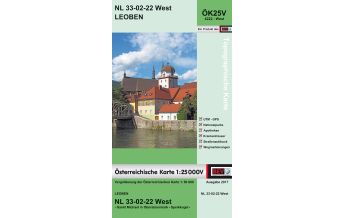 Hiking Maps Styria BEV-Karte 4222-West, Leoben 1:25.000 BEV – Bundesamt für Eich- und Vermessungswesen