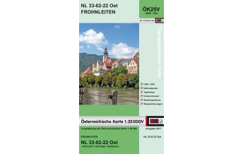 Wanderkarten Steiermark BEV-Karte 4222-Ost, Frohnleiten 1:25.000 BEV – Bundesamt für Eich- und Vermessungswesen