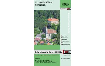 Wanderkarten Steiermark BEV-Karte 4223-West, Pernegg 1:25.000 BEV – Bundesamt für Eich- und Vermessungswesen