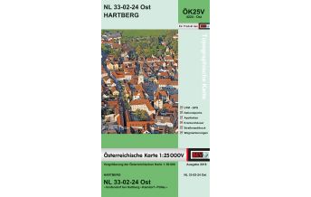 Hiking Maps Styria BEV-Karte 4224-Ost, Hartberg 1.25.000 BEV – Bundesamt für Eich- und Vermessungswesen