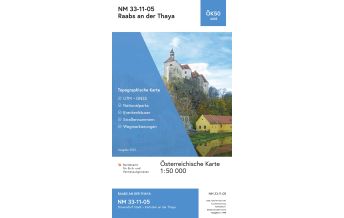 Wanderkarten Niederösterreich BEV-Karte 4305, Raabs an der Thaya 1:50.000 BEV – Bundesamt für Eich- und Vermessungswesen