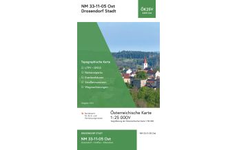 Wanderkarten Niederösterreich BEV-Karte 4305-Ost, Drosendorf Stadt 1:25.000 BEV – Bundesamt für Eich- und Vermessungswesen