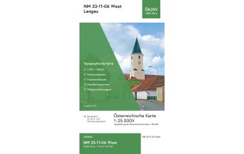 Wanderkarten Niederösterreich BEV-Karte 4306-West, Langau 1:25.000 BEV – Bundesamt für Eich- und Vermessungswesen