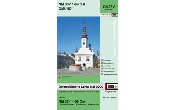 Hiking Maps Lower Austria BEV-Karte 4309-Ost, Gmünd 1:25.000 BEV – Bundesamt für Eich- und Vermessungswesen