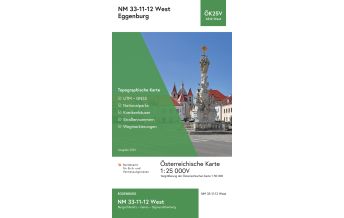 Hiking Maps Lower Austria BEV-Karte 4312-West, Eggenburg 1:25.000 BEV – Bundesamt für Eich- und Vermessungswesen