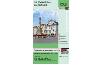 Wanderkarten Niederösterreich BEV-Karte 4318-West, Langenlois 1:25.000 BEV – Bundesamt für Eich- und Vermessungswesen