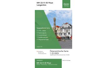 Hiking Maps Lower Austria BEV-Karte 4318-West, Langenlois 1:25.000 BEV – Bundesamt für Eich- und Vermessungswesen