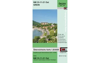 Hiking Maps Upper Austria BEV-Karte 4321-Ost, Grein 1:25.000 BEV – Bundesamt für Eich- und Vermessungswesen