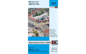 Wanderkarten Oberösterreich BEV-Karte 4327, Amstetten 1:50.000 BEV – Bundesamt für Eich- und Vermessungswesen