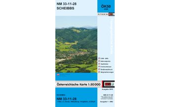 Wanderkarten Niederösterreich BEV-Karte 4328, Scheibbs 1:50.000 BEV – Bundesamt für Eich- und Vermessungswesen