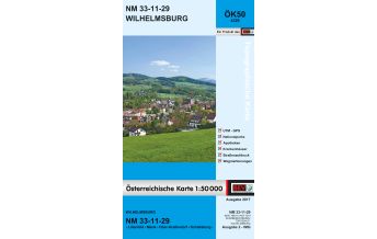 Wanderkarten Niederösterreich BEV-Karte 4329, Wilhelmsburg 1:50.000 BEV – Bundesamt für Eich- und Vermessungswesen