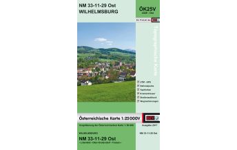 Hiking Maps Lower Austria BEV-Karte 4329-Ost, Wilhelmsburg 1:25.000 BEV – Bundesamt für Eich- und Vermessungswesen