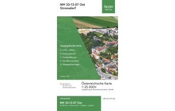 Wanderkarten Niederösterreich BEV-Karte 5307-Ost, Stronsdorf 1:25.000 BEV – Bundesamt für Eich- und Vermessungswesen