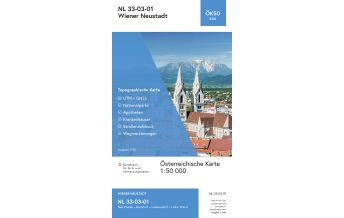 Hiking Maps Lower Austria BEV-Karte 5201, Wiener Neustadt 1:50.000 BEV – Bundesamt für Eich- und Vermessungswesen