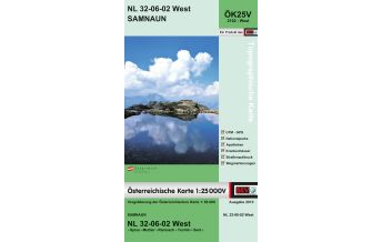 Hiking Maps Tyrol BEV-Karte 2102-West, Samnaun 1:25.000 BEV – Bundesamt für Eich- und Vermessungswesen