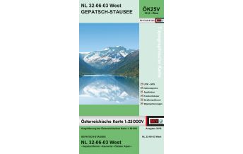 Hiking Maps Tyrol BEV-Karte 2103-West, Gepatsch-Stausee 1:25.000 BEV – Bundesamt für Eich- und Vermessungswesen
