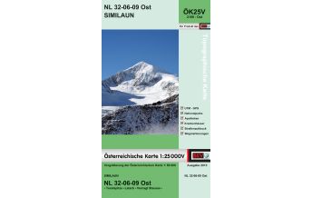 Hiking Maps Tyrol BEV-Karte 2109-Ost, Similaun 1:25.000 BEV – Bundesamt für Eich- und Vermessungswesen