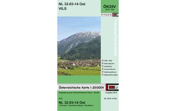 Hiking Maps Tyrol BEV-Karte 2214-Ost, Vils 1:25.000 BEV – Bundesamt für Eich- und Vermessungswesen