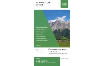 Hiking Maps Tyrol BEV-Karte 2221-Ost, Ehrwald 1:25.000 BEV – Bundesamt für Eich- und Vermessungswesen