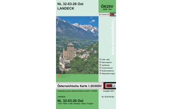 Wanderkarten Tirol BEV-Karte 2226-Ost, Landeck 1:25.000 BEV – Bundesamt für Eich- und Vermessungswesen