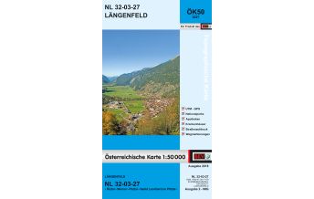 Wanderkarten Tirol BEV-Karte 2227, Längenfeld 1:50.000 BEV – Bundesamt für Eich- und Vermessungswesen