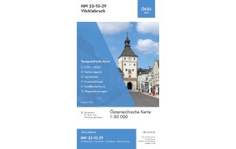 Hiking Maps Salzkammergut BEV-Karte 3329, Vöcklabruck 1:50.000 BEV – Bundesamt für Eich- und Vermessungswesen